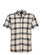Bowling Checked S/S Tops Shirts Short-sleeved Multi/patterned Clean Cu...