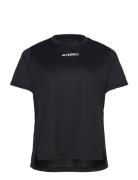 Terrex Multi T-Shirt Tops T-shirts & Tops Short-sleeved Black Adidas T...