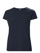 W Thalia Summer Top Sport T-shirts & Tops Short-sleeved Navy Helly Han...