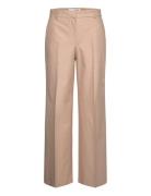 Selected Femme Slfeliana Hw Wide Pant N Noos Brun