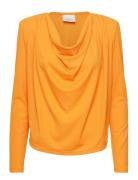Uminagz Blouse Tops Blouses Long-sleeved Orange Gestuz