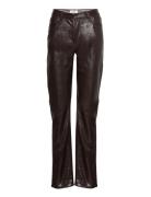 Engloria Pants 6916 Bottoms Trousers Leather Leggings-Byxor Brown Envi...