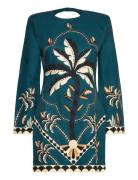 Brenna Long Sleeve Mini Dress Designers Short Dress Navy Malina