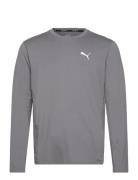 Run Cloudspun Ls Tee Sport T-shirts Long-sleeved Grey PUMA