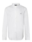Slim Fit Twill Shirt Tops Shirts Casual White Polo Ralph Lauren