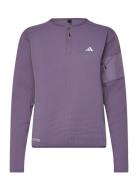 Ult Cte 1/2 Z Sport T-shirts & Tops Long-sleeved Purple Adidas Perform...