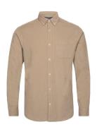 Jjeclassic Cord Shirt Ls Sn Tops Shirts Casual Beige Jack & J S