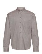 Regular Fit Men Shirt Tops Shirts Casual Grey Bosweel Shirts Est. 1937