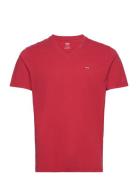 Original Hm Vneck Rhythmic Red Tops T-shirts Short-sleeved Red LEVI´S ...