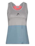Padel Tech Tank Top Women Sport T-shirts & Tops Sleeveless Grey Head