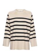 Objester Ls Knit Top Noos Tops Knitwear Jumpers Multi/patterned Object