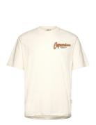 Rrsago Tee Tops T-shirts Short-sleeved Cream Redefined Rebel