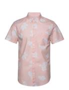 Hco. Guys Wovens Tops Shirts Short-sleeved Pink Hollister