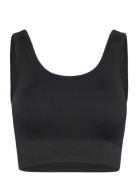 Moonchild Yoga Wear Soft Rib Seamless Crop Top Svart