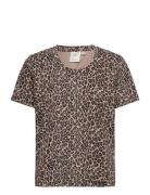 Precious Tops T-shirts & Tops Short-sleeved Beige Munthe