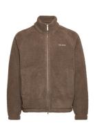 Ren Zipper Jacket Tops Sweat-shirts & Hoodies Fleeces & Midlayers Brow...