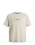 Jorvesterbro Tee Ss Crew Neck Noos Tops T-shirts Short-sleeved Beige J...