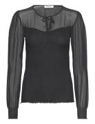 Rosemunde Silk T-Shirt Svart