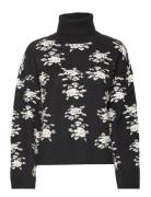 Yasluana Ls Knit Pullover S. Tops Knitwear Turtleneck Black YAS