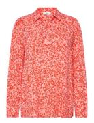 Blouses Woven Tops Shirts Long-sleeved Red Esprit Casual