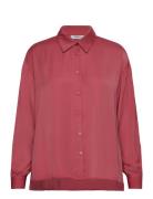 Mschnanella Maluca Shirt Tops Shirts Long-sleeved Red MSCH Copenhagen