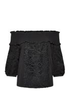 Cmmadelyn-Blouse Tops Blouses Long-sleeved Black Copenhagen Muse