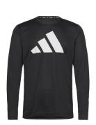 Run It Longsleeve Sport T-shirts Long-sleeved Black Adidas Performance