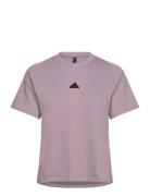 W Z.n.e. Tee Sport T-shirts & Tops Short-sleeved Purple Adidas Sportsw...