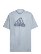 M Growth Bos T Sport T-shirts Short-sleeved Blue Adidas Sportswear