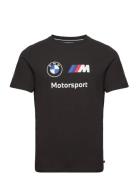 Bmw Mms Ess Logo Tee Sport T-shirts Short-sleeved Black PUMA Motorspor...
