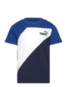 Puma Power Tee B Sport T-shirts Short-sleeved Navy PUMA