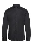 Bruun & Stengade Bs Miles Slim Fit Shirt Svart