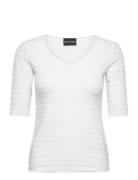 Maglia Tops T-shirts & Tops Short-sleeved White Emporio Armani