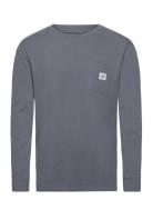 Ls Ww Pocket Tee Tops T-shirts Long-sleeved Grey Lee Jeans