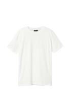 Nlmfagen Ss L Top Tops T-shirts Short-sleeved White LMTD