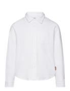 Rudy Tops Shirts Long-sleeved Shirts White Hust & Claire