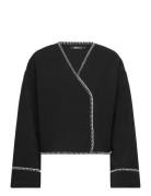 Gina Tricot Blanket Stitch Jacket Svart