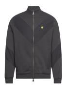 Chevron Zip Through Track Jacket Tops Sweat-shirts & Hoodies Sweat-shi...