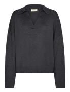 Moa Longsleeve Revised Tops Knitwear Jumpers Grey Movesgood