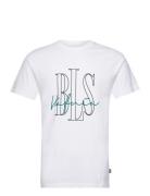 Signature Outline T-Shirt Designers T-shirts Short-sleeved White BLS H...