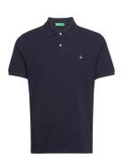 Short Sleeves T-Shirt Tops Polos Short-sleeved Navy United Colors Of B...