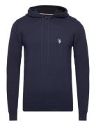 Geran Ho Co Uspa M Knit Tops Knitwear Round Necks Navy U.S. Polo Assn.