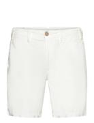 8-Inch Straight Fit Linen-Cotton Short Bottoms Shorts Casual White Pol...