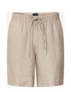 Casual Linen Shorts Bottoms Shorts Casual Beige Lexington Clothing