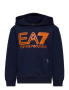 Sweatshirts Sport Sweat-shirts & Hoodies Hoodies Navy EA7