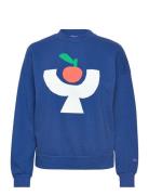 Tomato Plate Sweatshirt Tops Sweat-shirts & Hoodies Sweat-shirts Blue ...