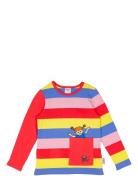 Pippi Stripe Shirt Tops T-shirts Long-sleeved T-shirts Multi/patterned...