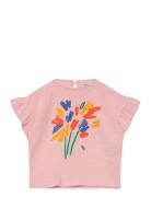 Baby Fireworks Ruffle T-Shirt Tops T-shirts Short-sleeved Pink Bobo Ch...