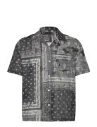Tijuana Ss Shirt Tops Shirts Short-sleeved Black AllSaints