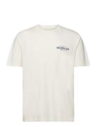 Graphic Tee Tops T-shirts Short-sleeved White Wrangler